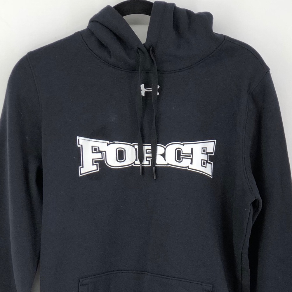Under Armour Black Long Sleeve Hooded Sweatshirt M
